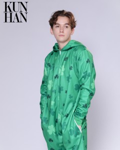 Hot Selling for String Tank Top - Men Fleece All Over Print Costume Playful Cartoon Jumpsuit – Kunhan