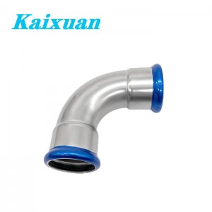 90° Elbow M-Contour Press Fittings Stainless Steel