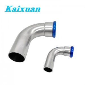 90° Street Elbow M-Contour Press Fittings Stainless Steel