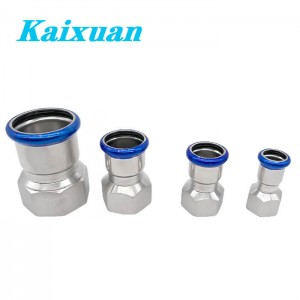 Female Straight Connector M-Contour Press Fittings