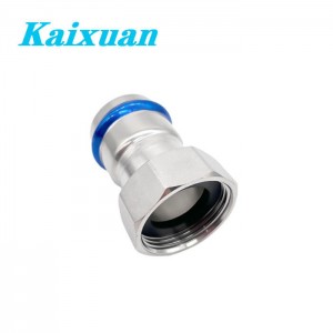Female Union V-Contour Press Fittings Stainless Steel