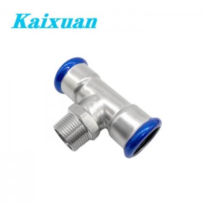 Male Tee M-Contour Press Fittings