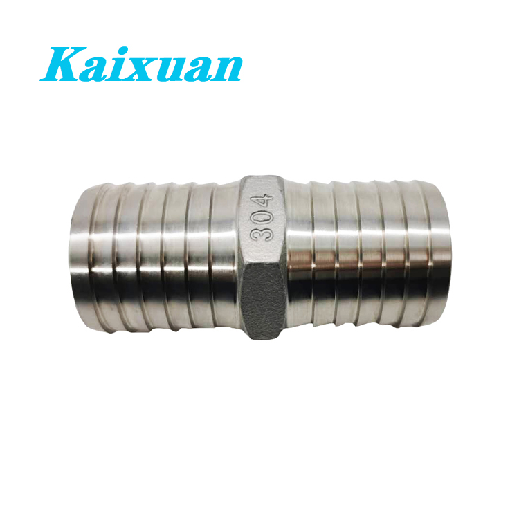 stainless steel hose barb coupling