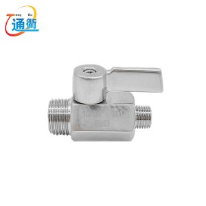 Wholesale Price China Female Male Threaded End Manual 1/4″ 1/8″ Stainless Steel 304 Mini Ball Valve Female Ball Valve