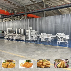 Commercial chicken breading machine battering machine batter and breading equipment
