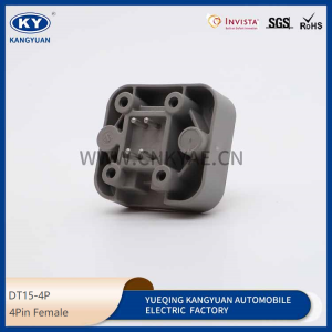 DT15- 4P is suitable for the automobile deli type waterproof connector, straight PIN plug, automobile connector 4p