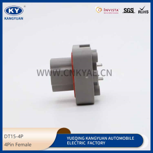 DT15- 4P is suitable for the automobile deli type waterproof connector, straight PIN plug, automobile connector 4p