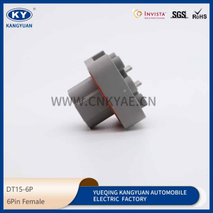 DT15 -6P is suitable for deli type waterproof connector PCB straight PIN plug, car connector 6p