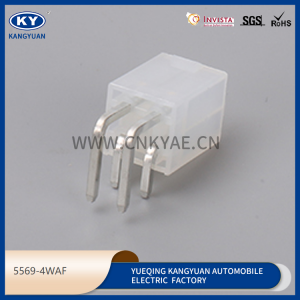 5569-4WAF for automotive harness connectors 4p bended needle PCB pin block circuit board plug