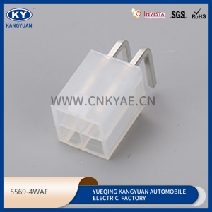5569-4WAF for automotive harness connectors 4p bended needle PCB pin block circuit board plug