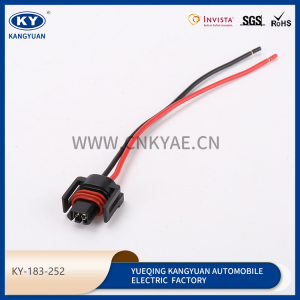 Automotive fuel injector wiring harness plug, wiring harness series, waterproof connector-KY-183-252
