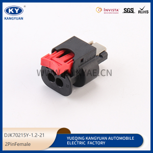 DJ70215Y-1.2-21 black automotive connectors 1.2 series 2-hole 2-core harness plug 35126363