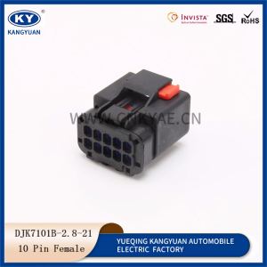 DJK7101B-2.8-11/21 waterproof connector harness plug 10 holes