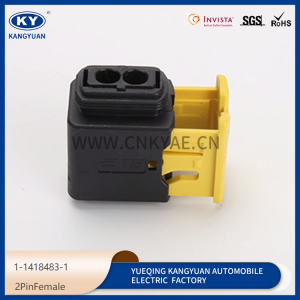1-1418483-1  2 hole new energy connector, male and female waterproof wire harness connector