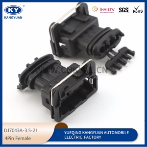4P automotive ignition coil plug, oxygen sensor, automotive connectors DJ7043A-3.5-21