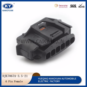 DJK7067A-3.5-21 automotive waterproof harness connector plug, automotive plug-in 6p