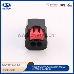 DJ70215Y-1.2-21 black automotive connectors 1.2 series 2-hole 2-core harness plug 35126363