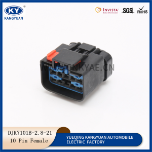 DJK7101B-2.8-11/21 waterproof connector harness plug 10 holes