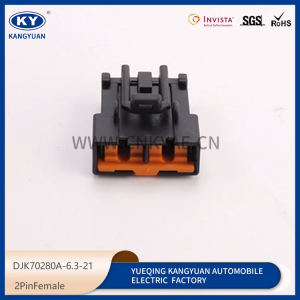DJK70280A-6.3-21 automotive harness waterproof connector plug, automotive plug 2p