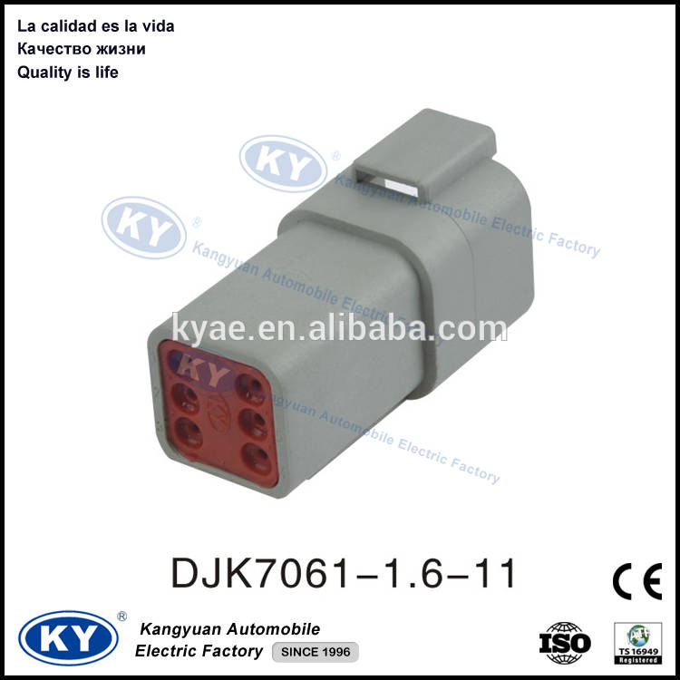 (DT04-6P)DT Series 6-Way Deutsch Equivalent Auto Connector