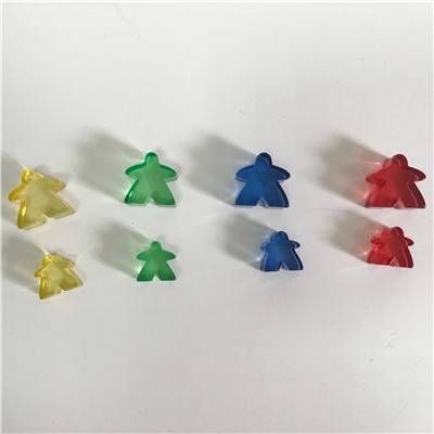 2018 wholesale price Poker Chips - Custom game pieces meeple wholesale colorful plastic meeple for board game  – Kylin