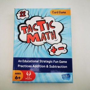cards game-Tactic math card game- the first picture