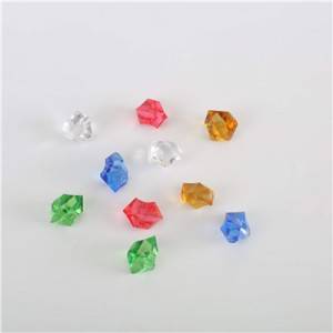 Custom board game plastic pieces plastic gems colorful acrylic gems game pieces