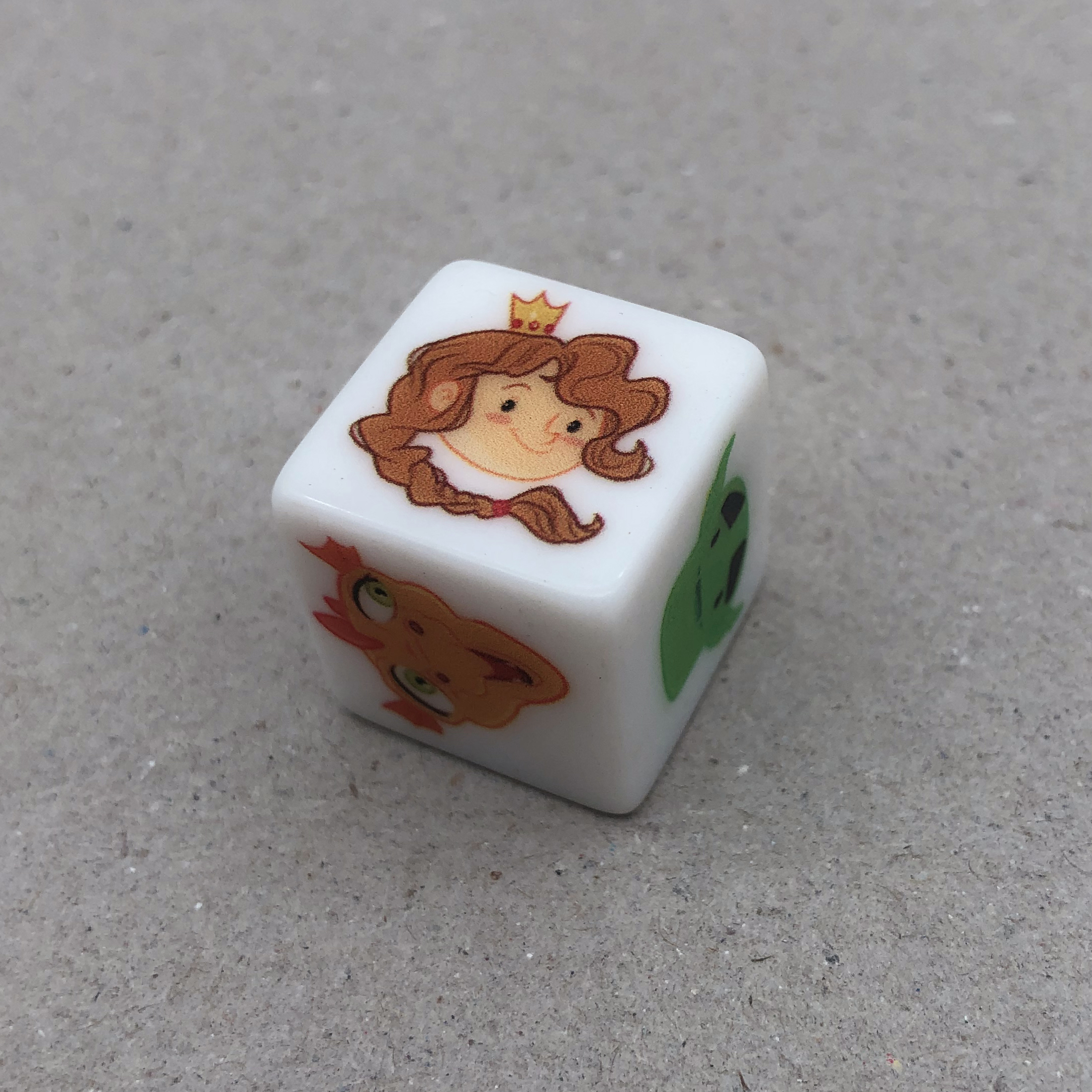 Custom 6 sided dice color print game dice wholesale plastic bulk dice