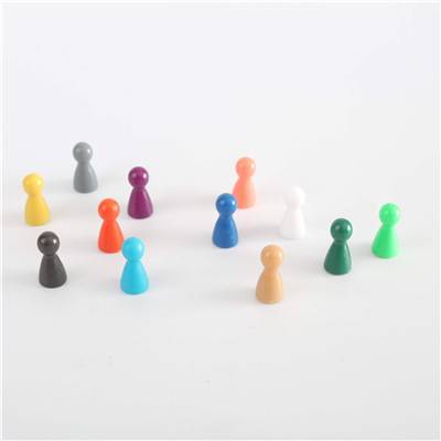 Custom plastic game pawns board game pieces wholesale game pawn