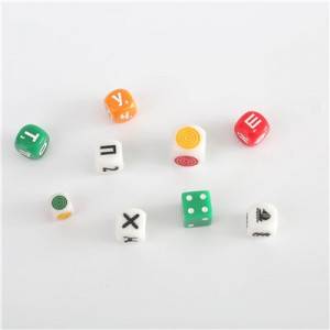 6 sides dice round corner or square dice custom game dice bulk dice wholesale