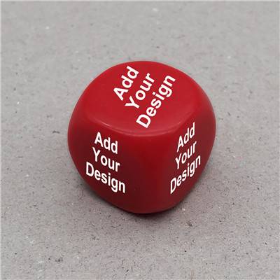 Custom 6 sides dice with color dots stand dice wholesale game dice