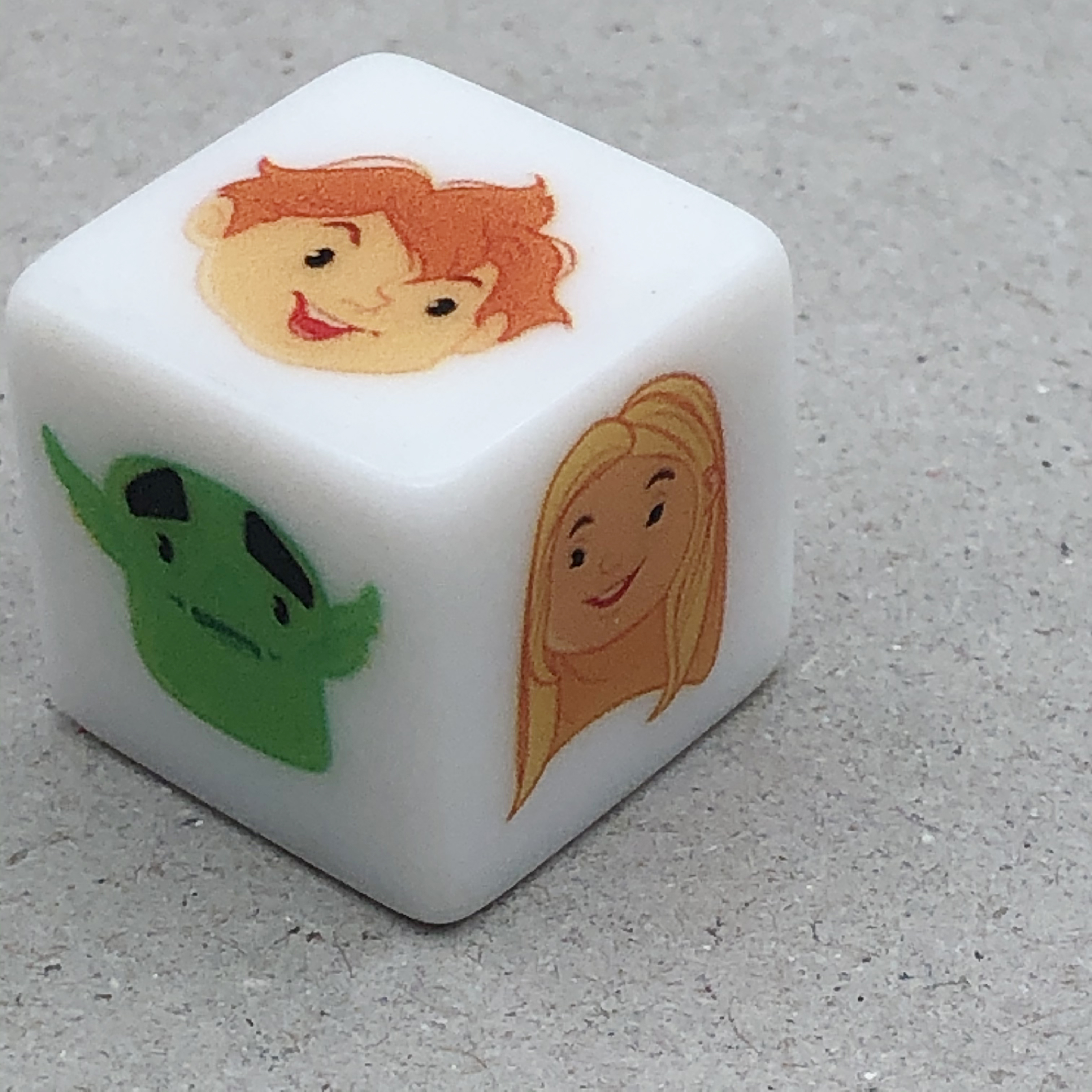 Custom 6 sided dice color print game dice wholesale plastic bulk dice