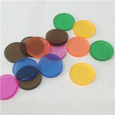 Factory wholesale Poker Chips Wholesale - Board game plastic pieces custom round plastic acrylic disc colorful discs plastic bits – Kylin