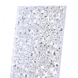 Manufacturer Colored Polycarbonate Embossed Sheet Diamond Pattern Sheet