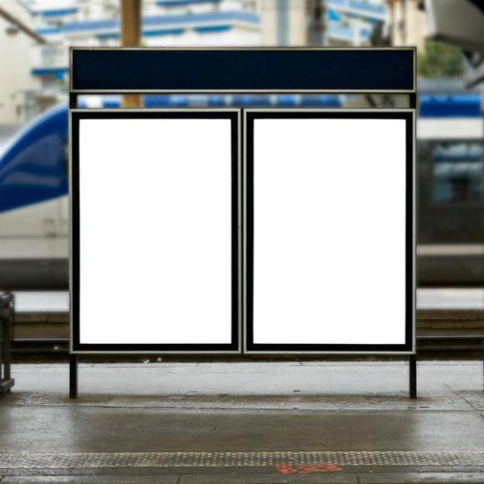 Is the effect of PC solid sheet advertising light box good
