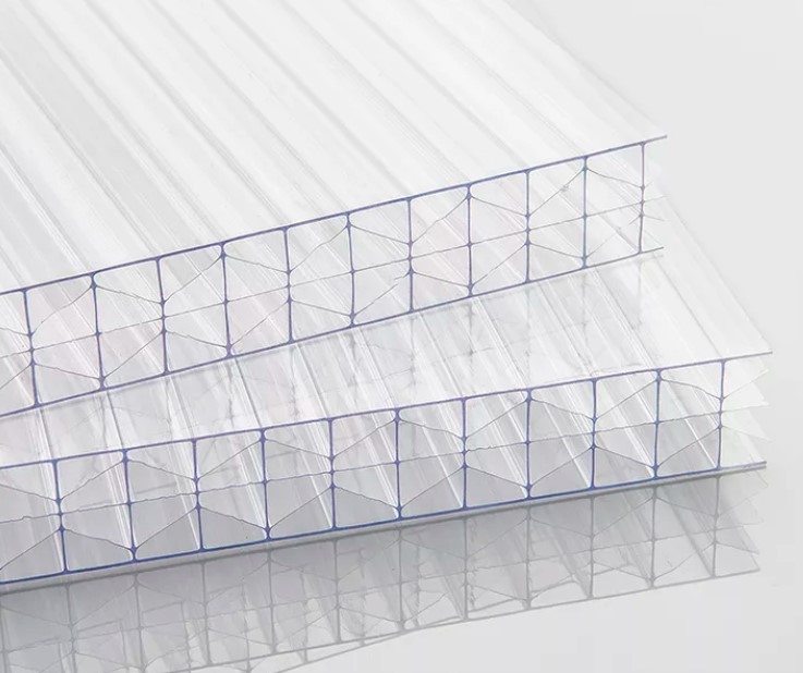 X-Type Five Layers Polycarbonate Hollow Sheet for Project Featured Image