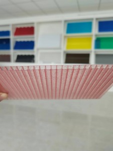 4mm 5mm 6mm 7mm 8mm Twin Wall Colored China Lexan Hollow Polycarbonate Crystal Sheet