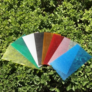 Good Price Decoration Plastic Crystal Colorful Polycarbonate Hollow Sheet for Roofing