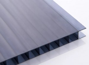 Grey Color Polycarbonate Plastic Hollow Sheet Policarbonato Alveolare 4mm 6mm 8mm 10mm 12mm