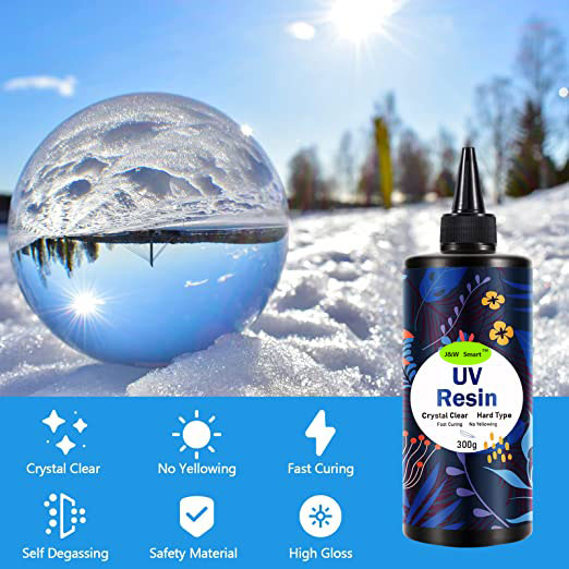JW smart 100g Epoxy resin, UV resin, Clear UV resin ,crystal UV resin