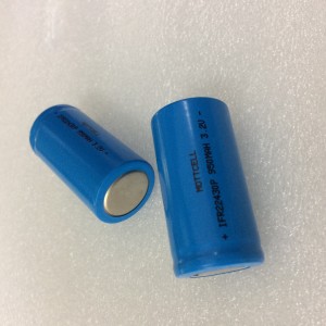 22430 Power lithium iron rechargeable battery ICR22430P 3.7V Power Li-ion Battery Cells for flashlights, electric toy