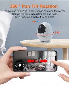 2022 Newest FHD 1080P Battery Camera Smart Home Indoor PTZ WiFi Wireless Security Camera With Auto Tracking And Human Detected