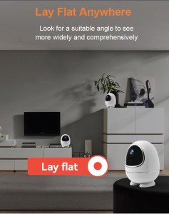 2022 Newest FHD 1080P Battery Camera Smart Home Indoor PTZ WiFi Wireless Security Camera With Auto Tracking And Human Detected