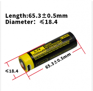 3.7V 2500mAh 3500mAh 18650 Rechargeable Battery USB Battery FOR flashlight battery