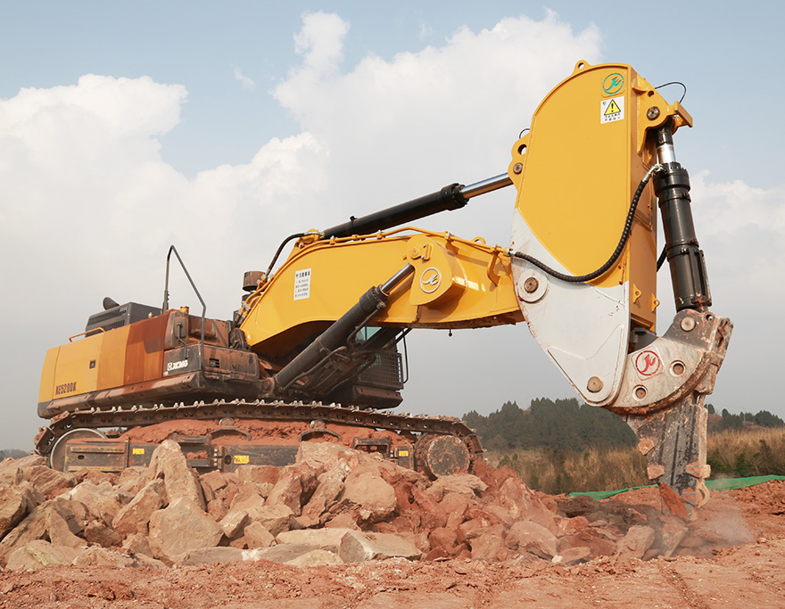 XCMG 520 excavator equipped kaiyuanzhichuang diamond Arm