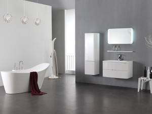Italian Design solid surface bathtub composite resin freestanding bath tub