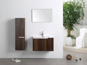 Two doors simple design economic  melamine bathroom cabinet-1725075