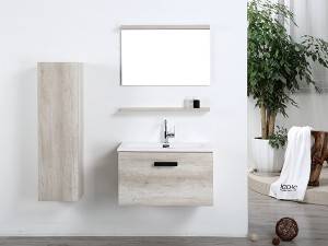 Wall mounted  melamine  bathroom vanity-1801080