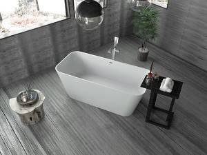 PMMA  hot selling Stone BathTub  Solid Surface Freestanding Bath tub Artifical marble bath