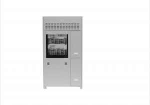 Freestanding Side-by-Side Door Dual Control System with Basket Recognition Labware Washer with in-Place Drying
